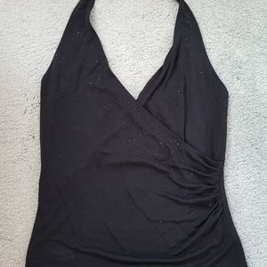 Black Halter top